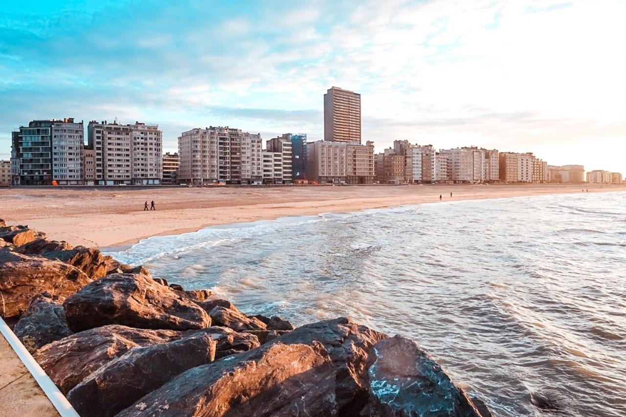 Moderne Appartement Aan Zee Ostende Kültér fotó